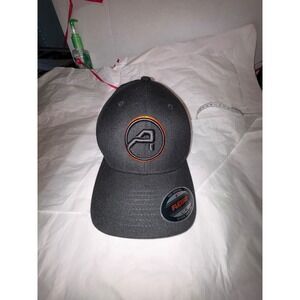 Flexfit L/XL Hat Cap Black Circle A Logo Adult Fitted Baseball